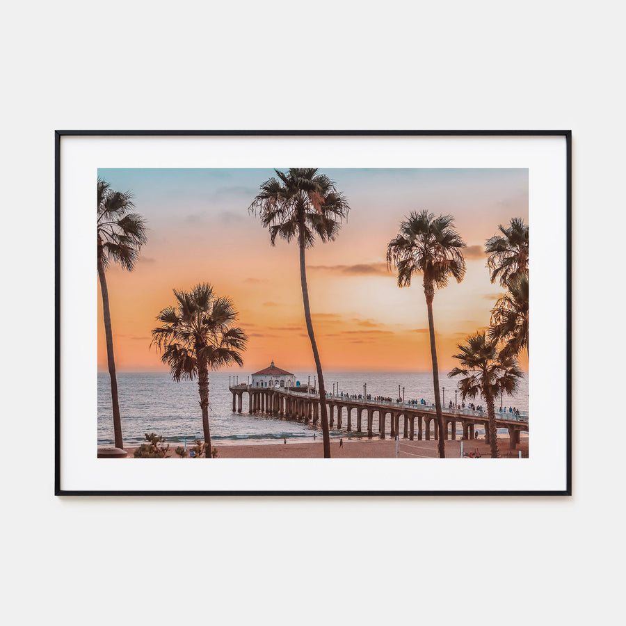 Manhattan Beach Landscape Color Poster