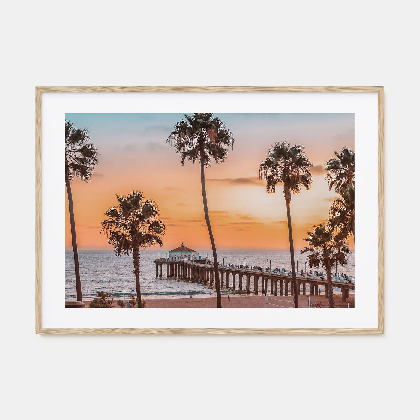 Manhattan Beach Landscape Color Poster