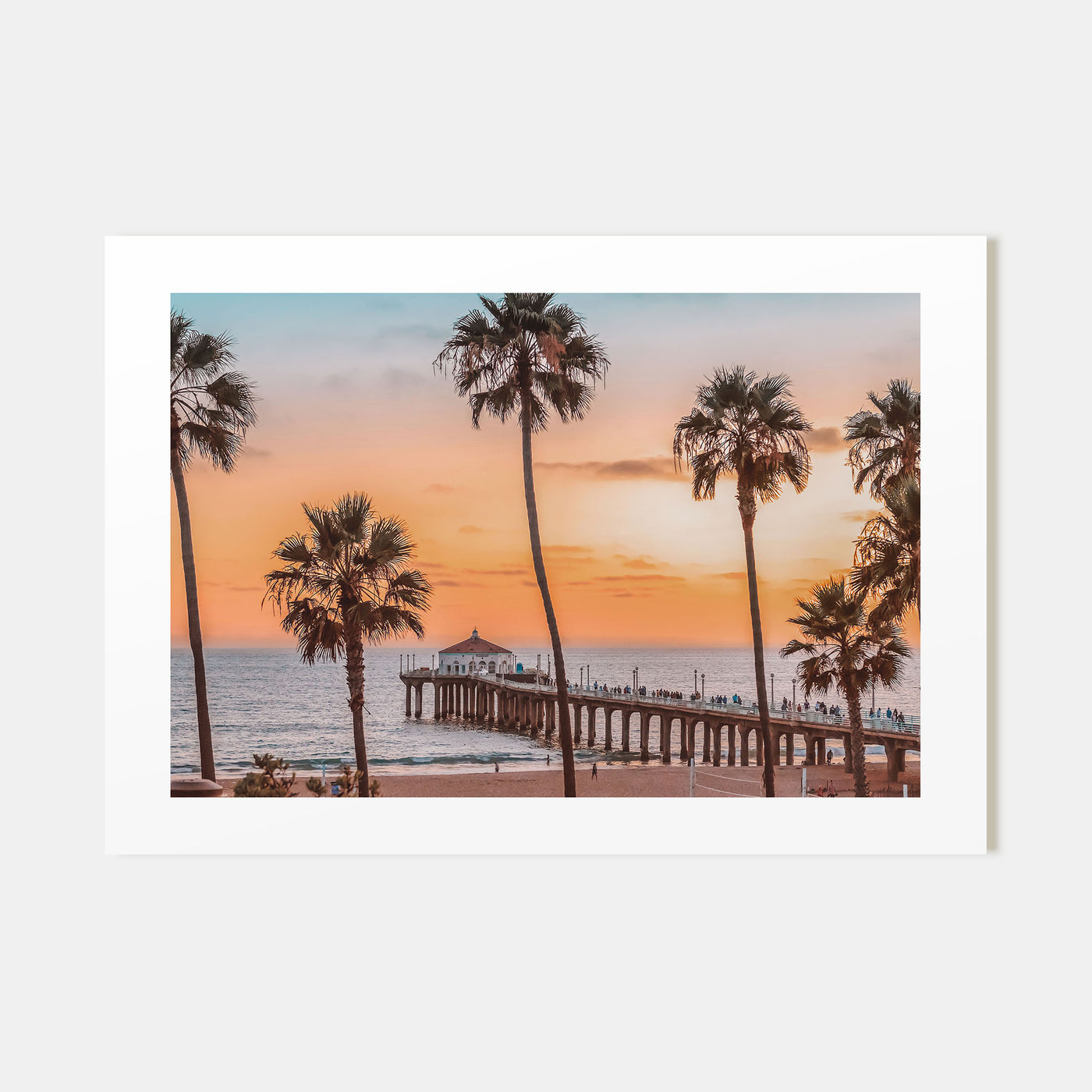 Manhattan Beach Landscape Color Poster