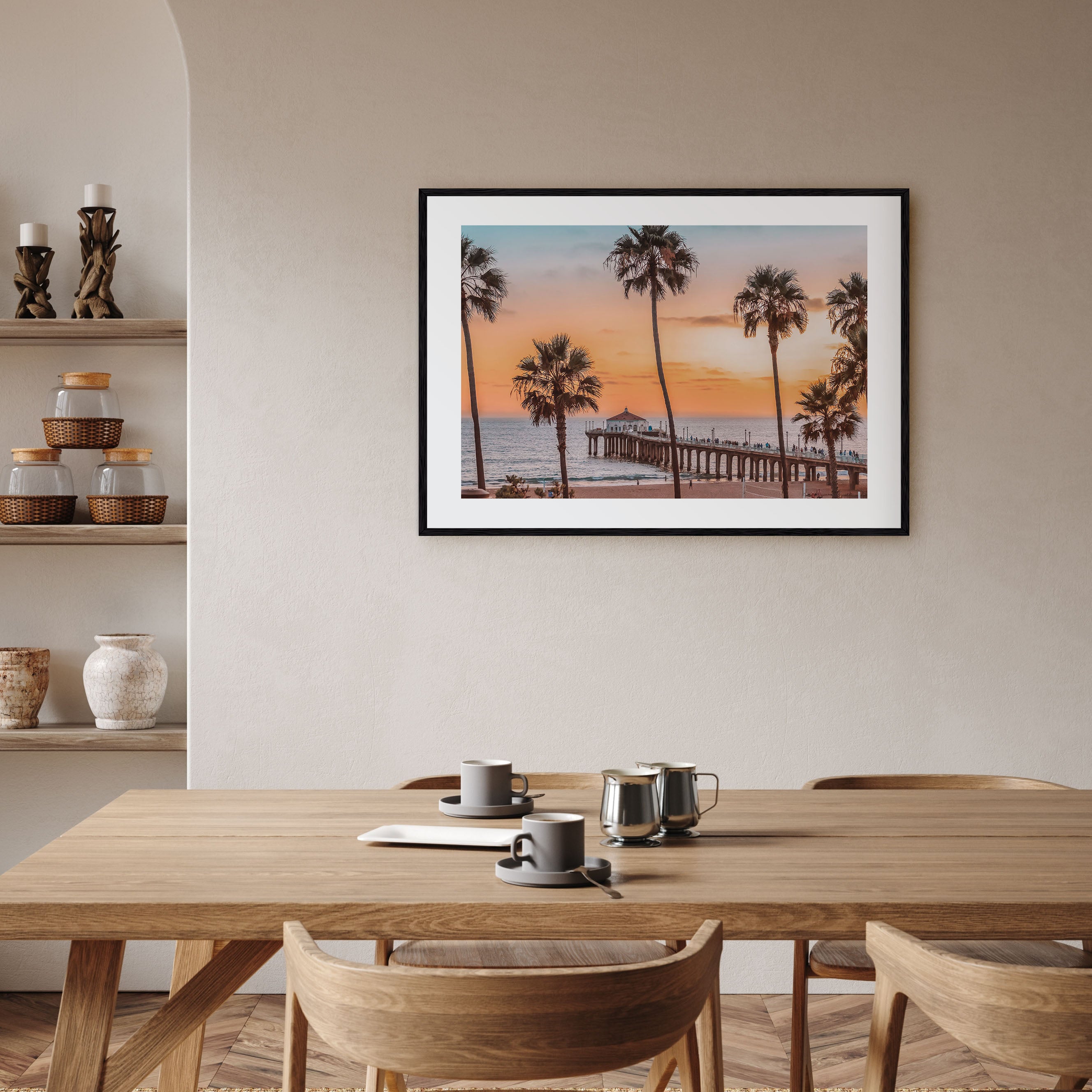 Manhattan Beach Landscape Color Poster
