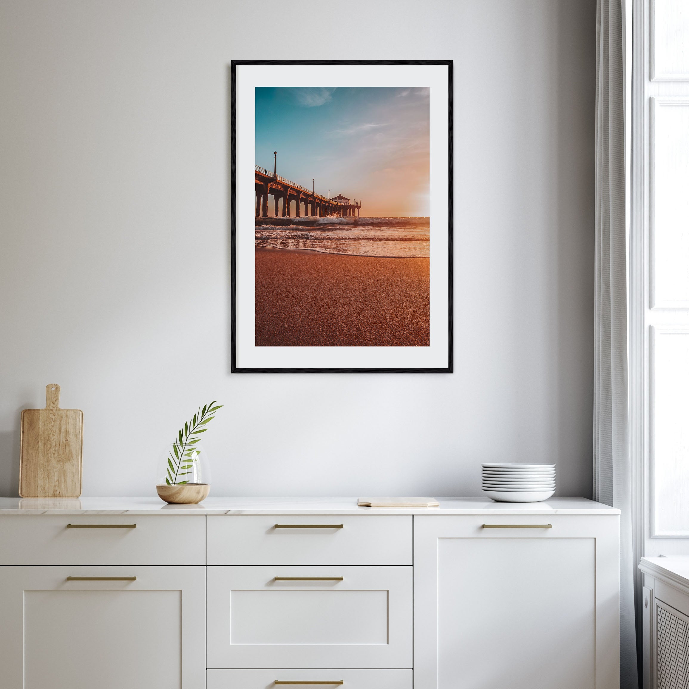 Manhattan Beach Photo Color No 2 Poster
