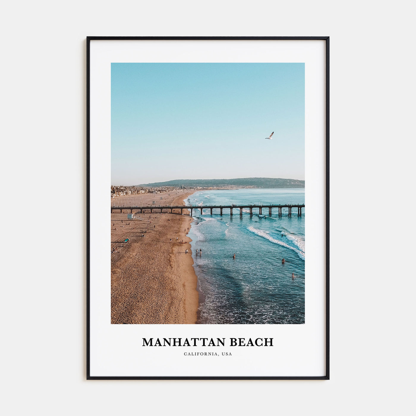Manhattan Beach Portrait Color Poster