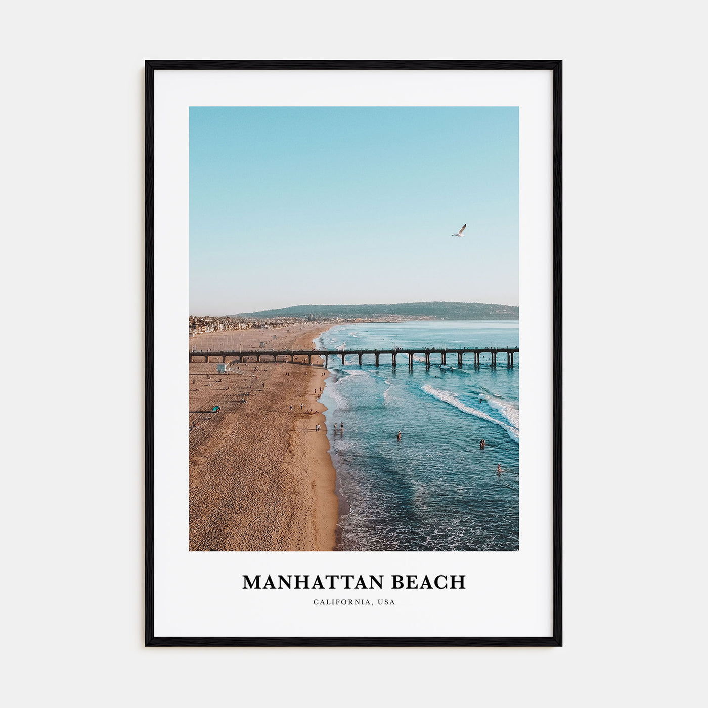 Manhattan Beach Portrait Color Poster