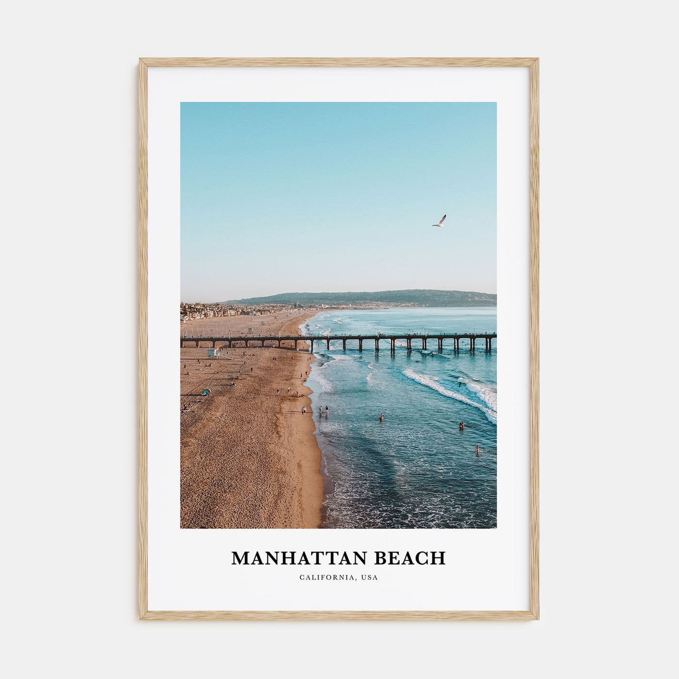 Manhattan Beach Portrait Color Poster