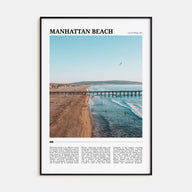 Manhattan Beach Travel Color Poster