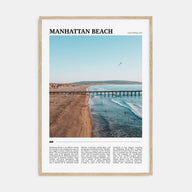 Manhattan Beach Travel Color Poster