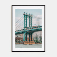 Manhattan Bridge Photo Color No 1 Poster