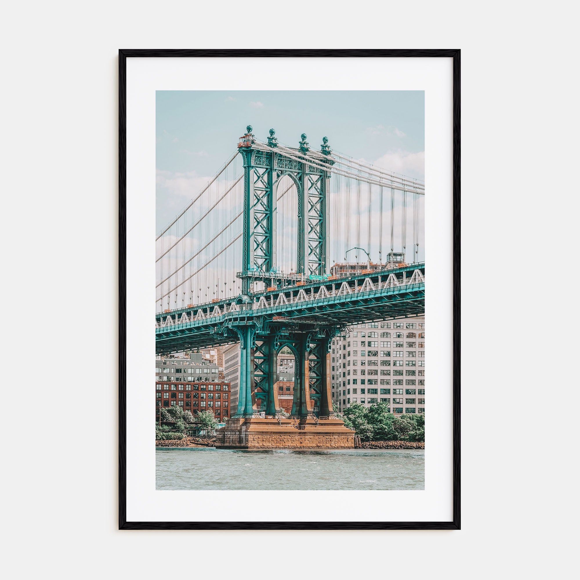 Manhattan Bridge Photo Color No 1 Poster