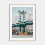 Manhattan Bridge Photo Color No 1 Poster