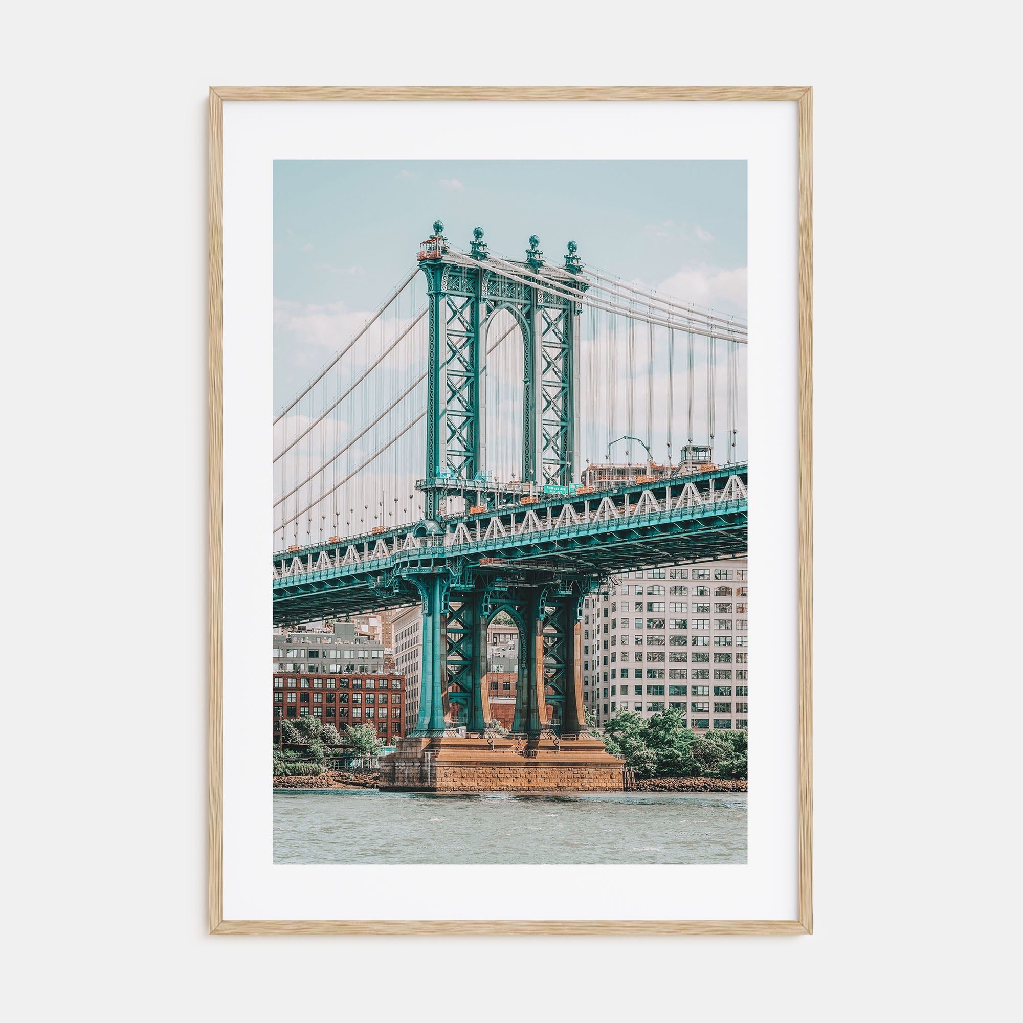 Manhattan Bridge Photo Color No 1 Poster