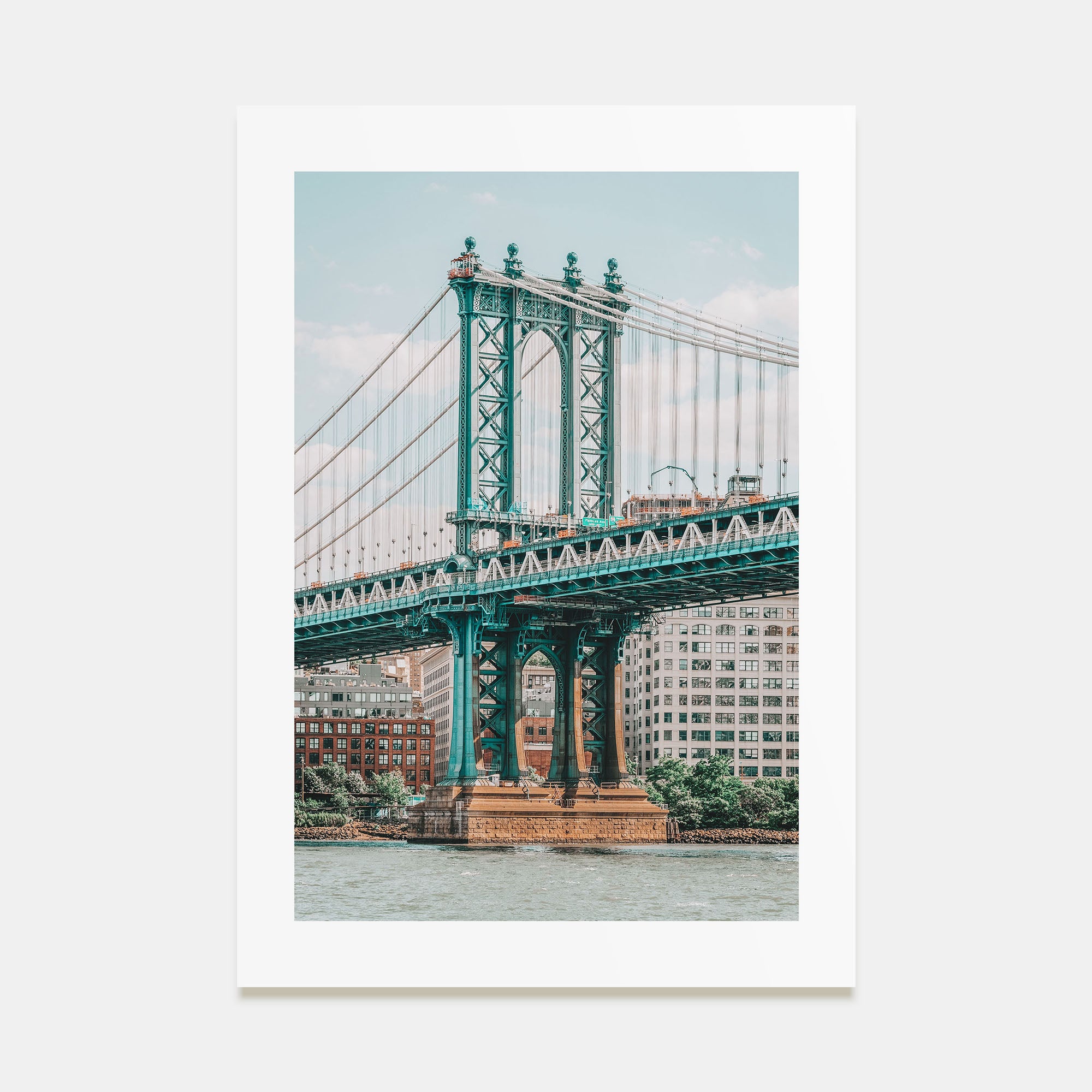 Manhattan Bridge Photo Color No 1 Poster