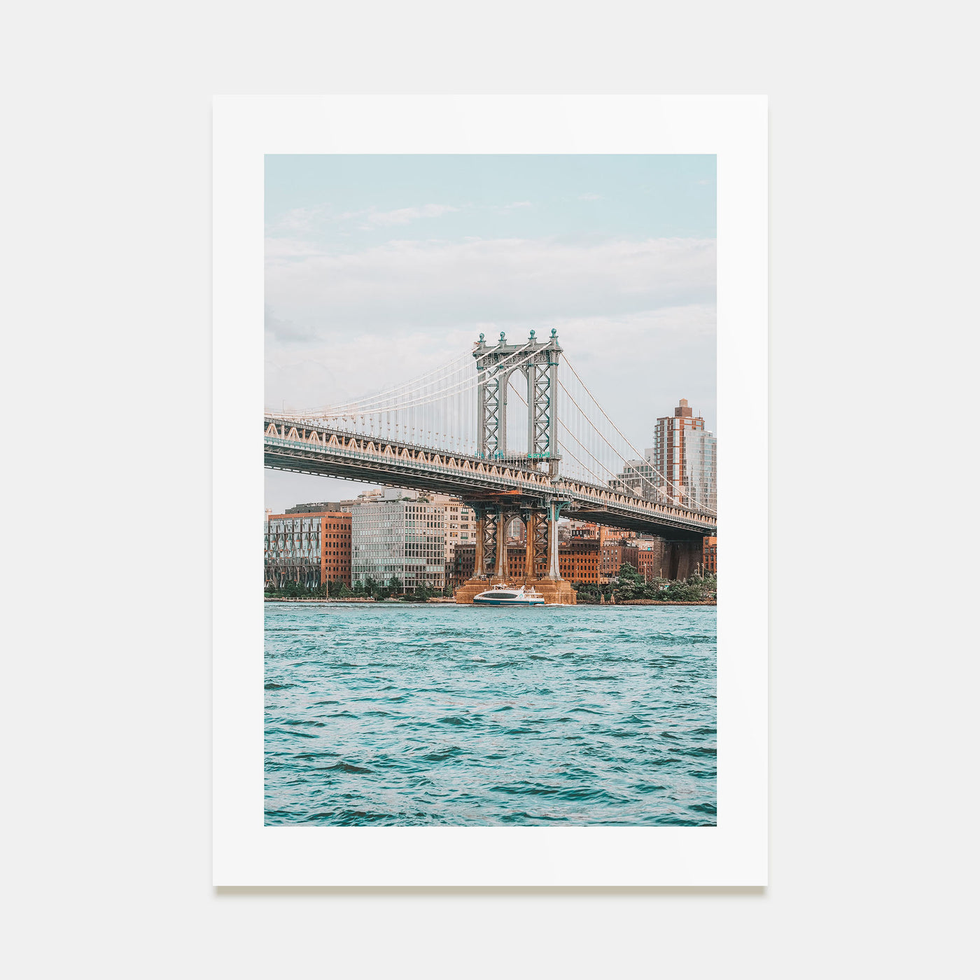 Manhattan Bridge Photo Color No 2 Poster