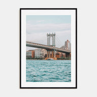 Manhattan Bridge Photo Color No 2 Poster