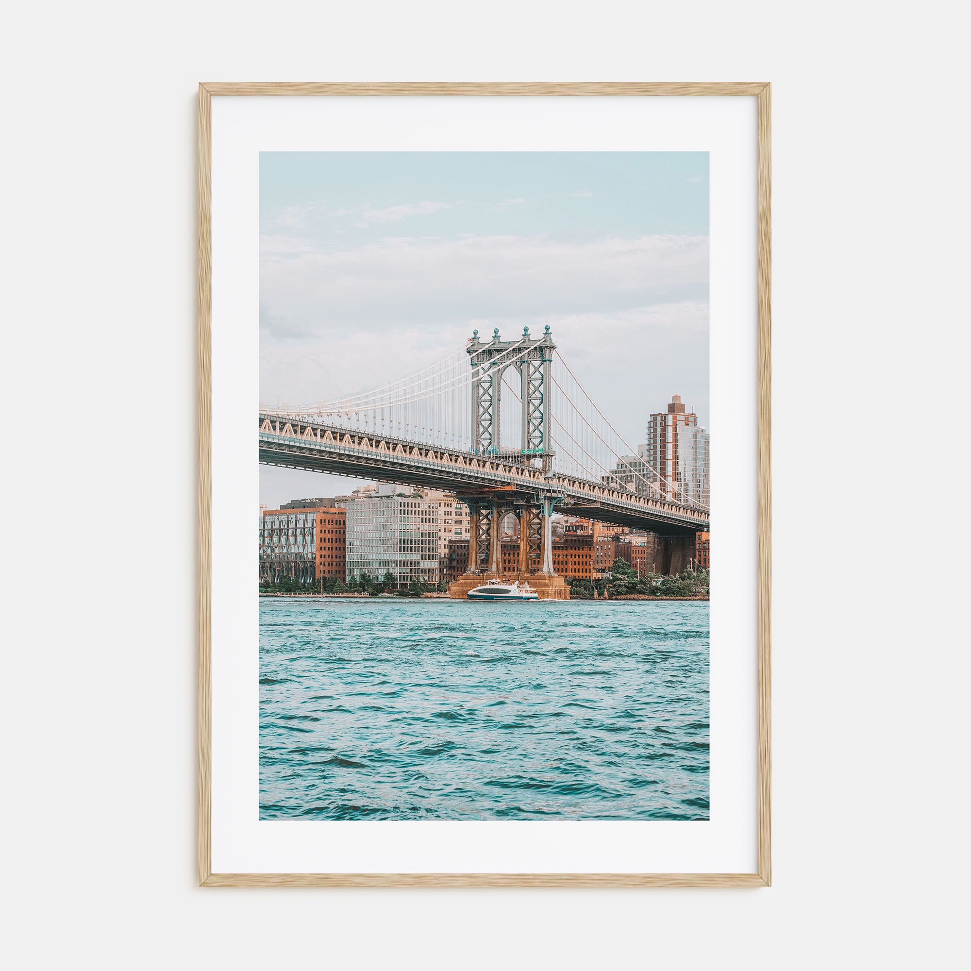 Manhattan Bridge Photo Color No 2 Poster