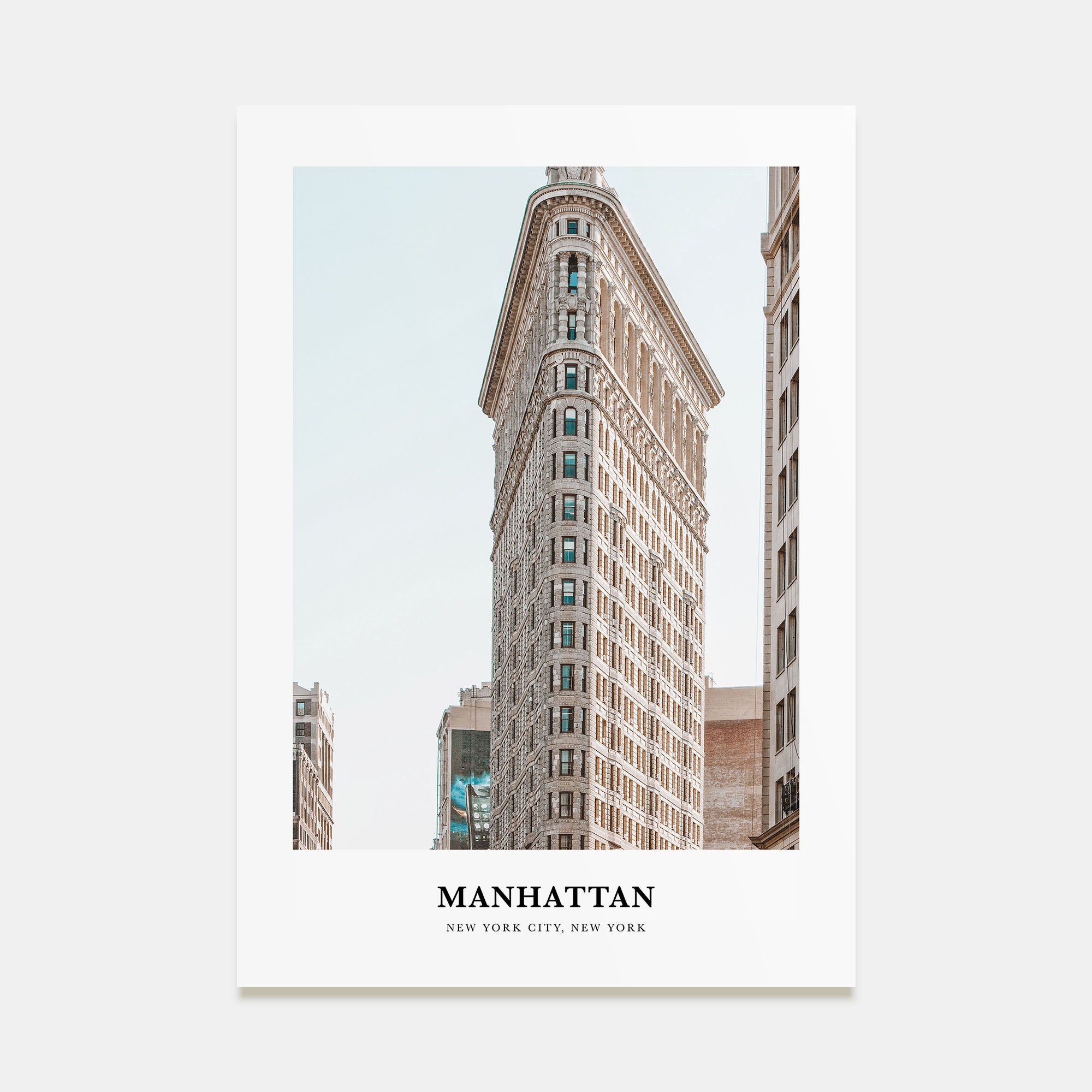 Manhattan Portrait Color Poster