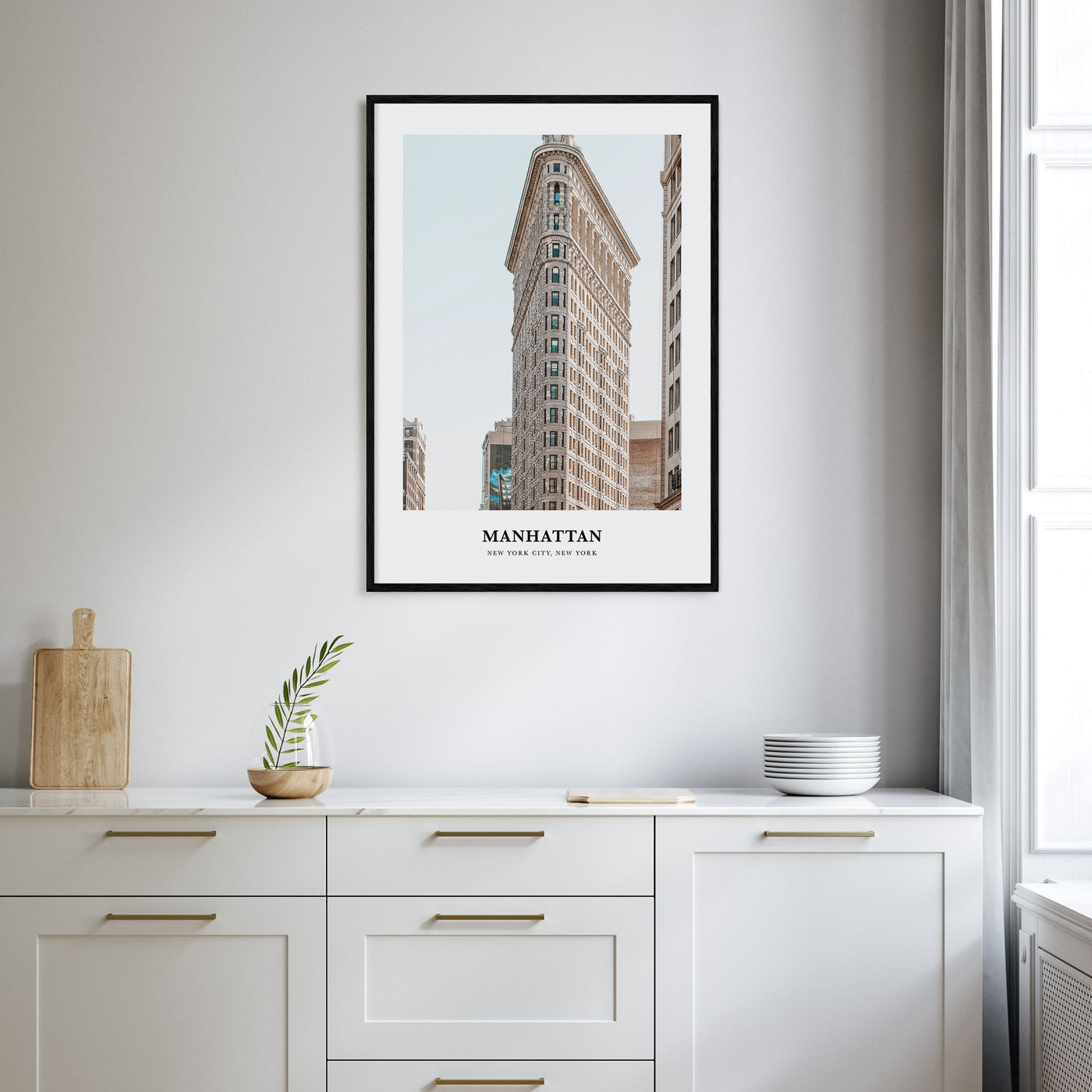 Manhattan Portrait Color Poster