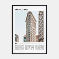 Manhattan Travel Color Poster