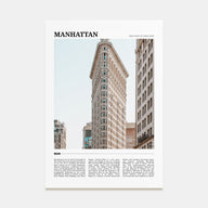 Manhattan Travel Color Poster