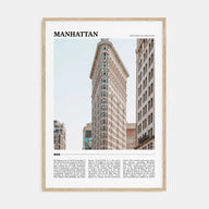 Manhattan Travel Color Poster
