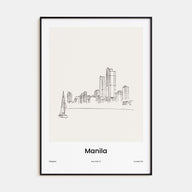 Manila Drawn Poster