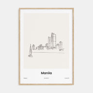 Manila Drawn Poster