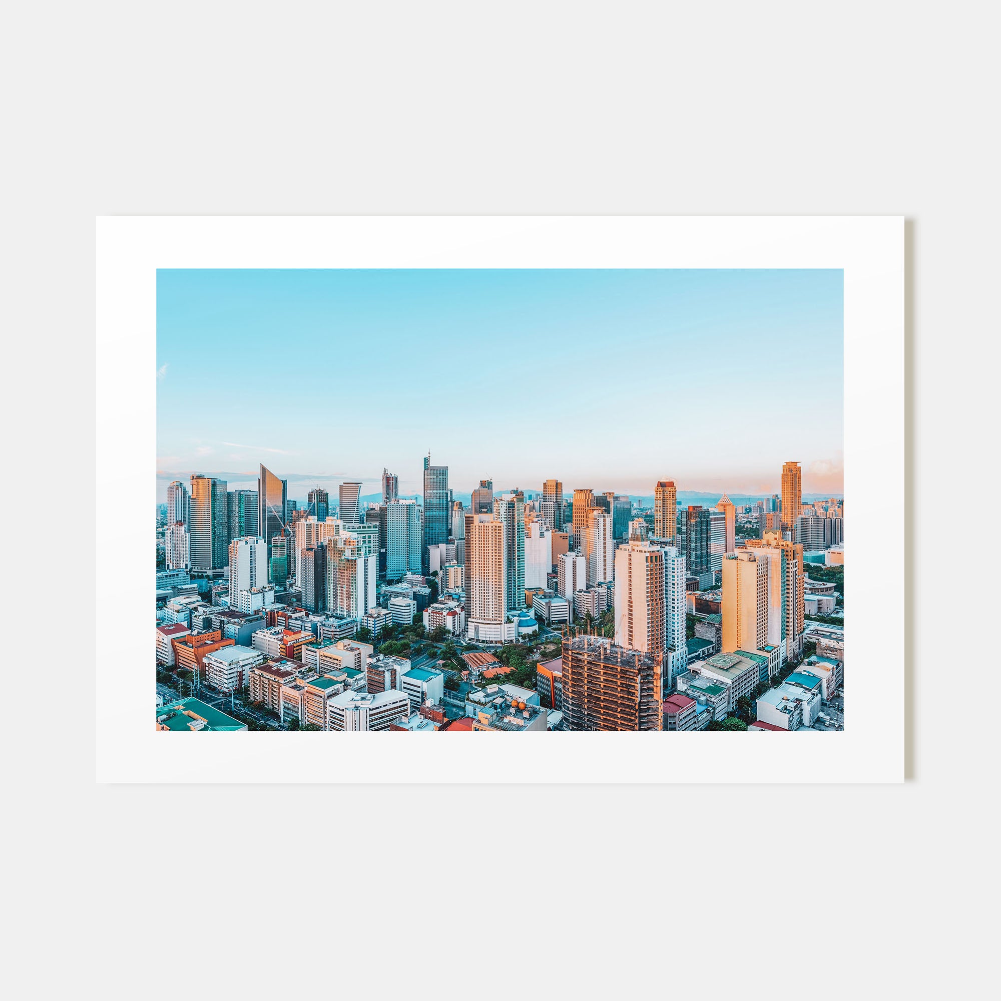 Manila Landscape Color Poster