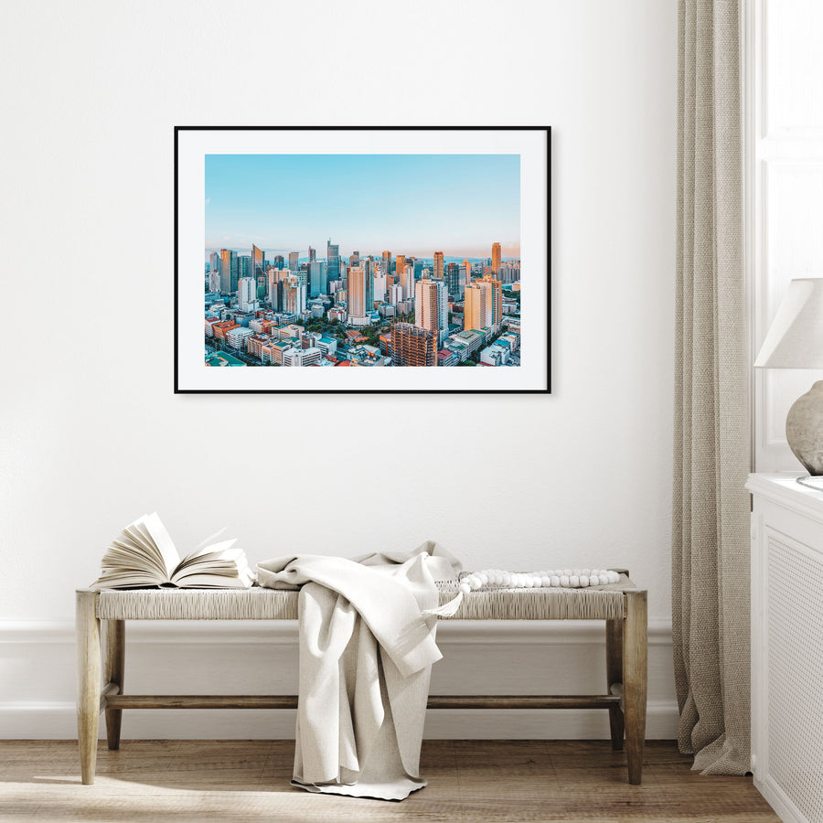 Manila Landscape Color Poster
