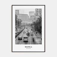 Manila Portrait B&W No 1 Poster