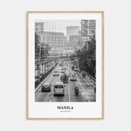 Manila Portrait B&W No 1 Poster