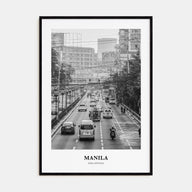 Manila Portrait B&W No 1 Poster