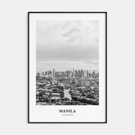 Manila Portrait B&W No 3 Poster