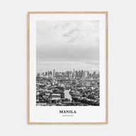 Manila Portrait B&W No 3 Poster