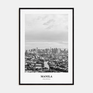 Manila Portrait B&W No 3 Poster