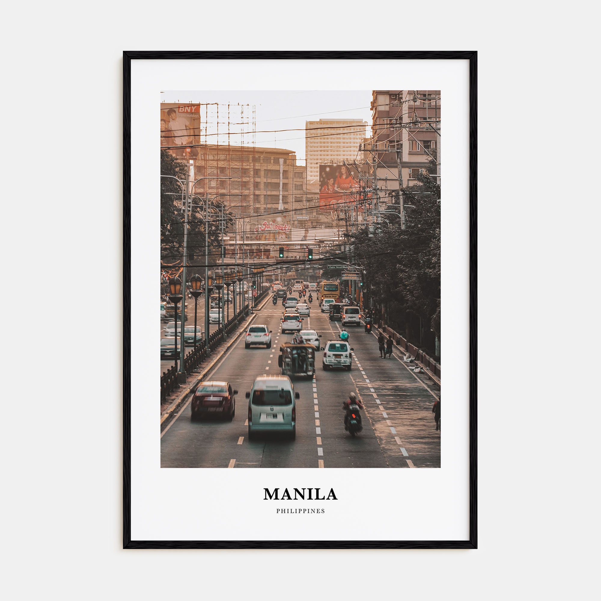 Manila Portrait Color Poster