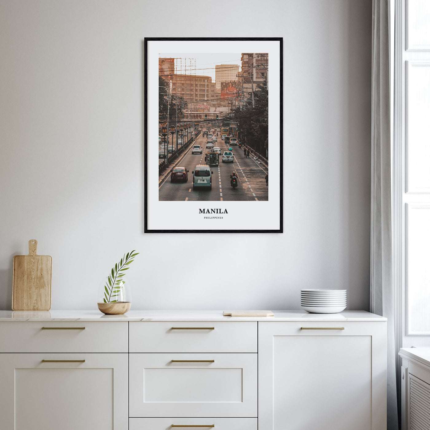 Manila Portrait Color Poster