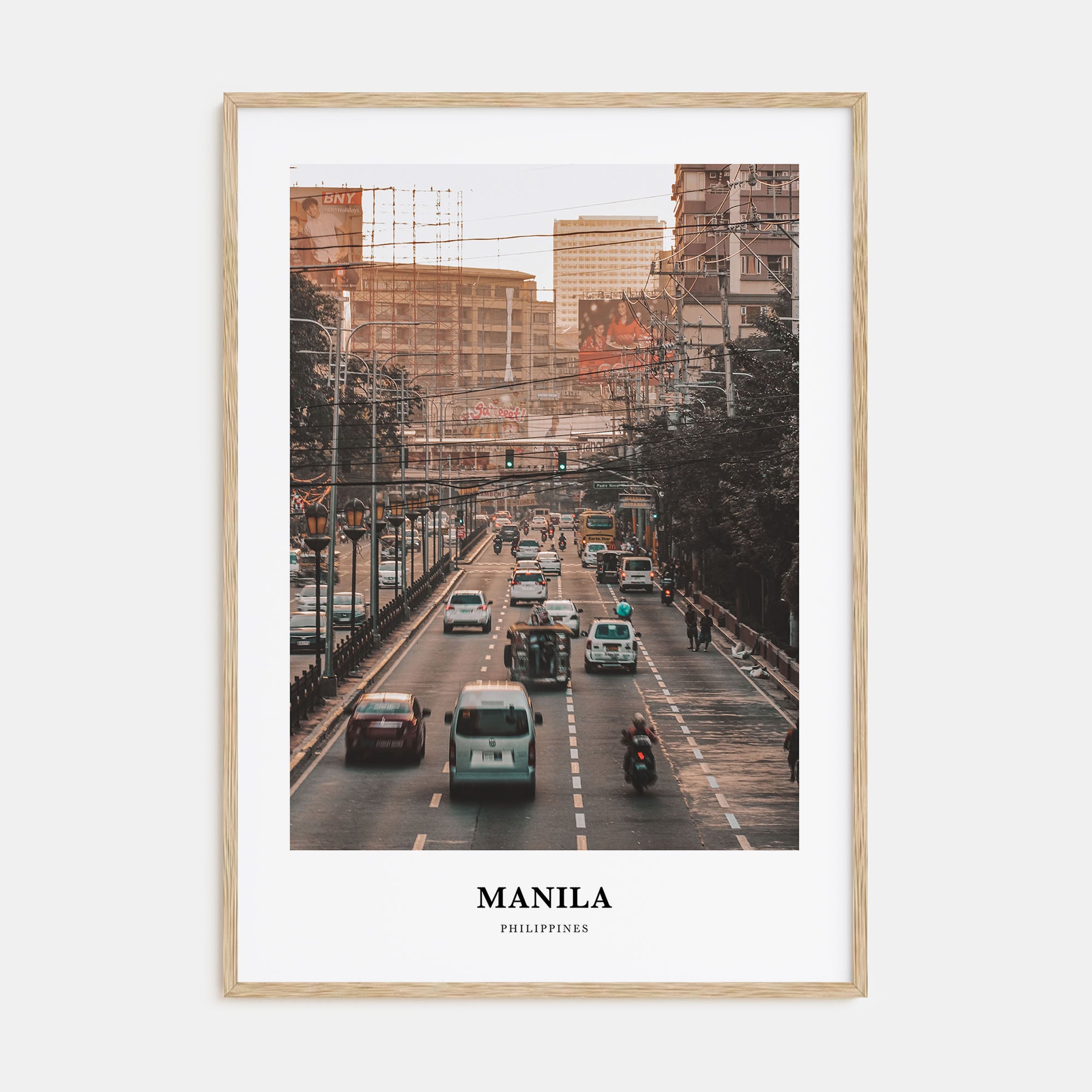 Manila Portrait Color Poster