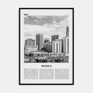 Manila Travel B&W No 3 Poster