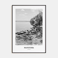 Manitoba Portrait B&W Poster