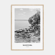 Manitoba Portrait B&W Poster