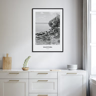 Manitoba Portrait B&W Poster