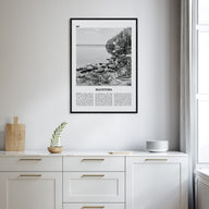 Manitoba Travel B&W Poster