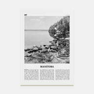 Manitoba Travel B&W Poster
