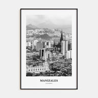 Manizales Portrait B&W Poster