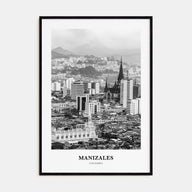 Manizales Portrait B&W Poster