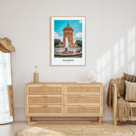 Mannheim Portrait Color Poster