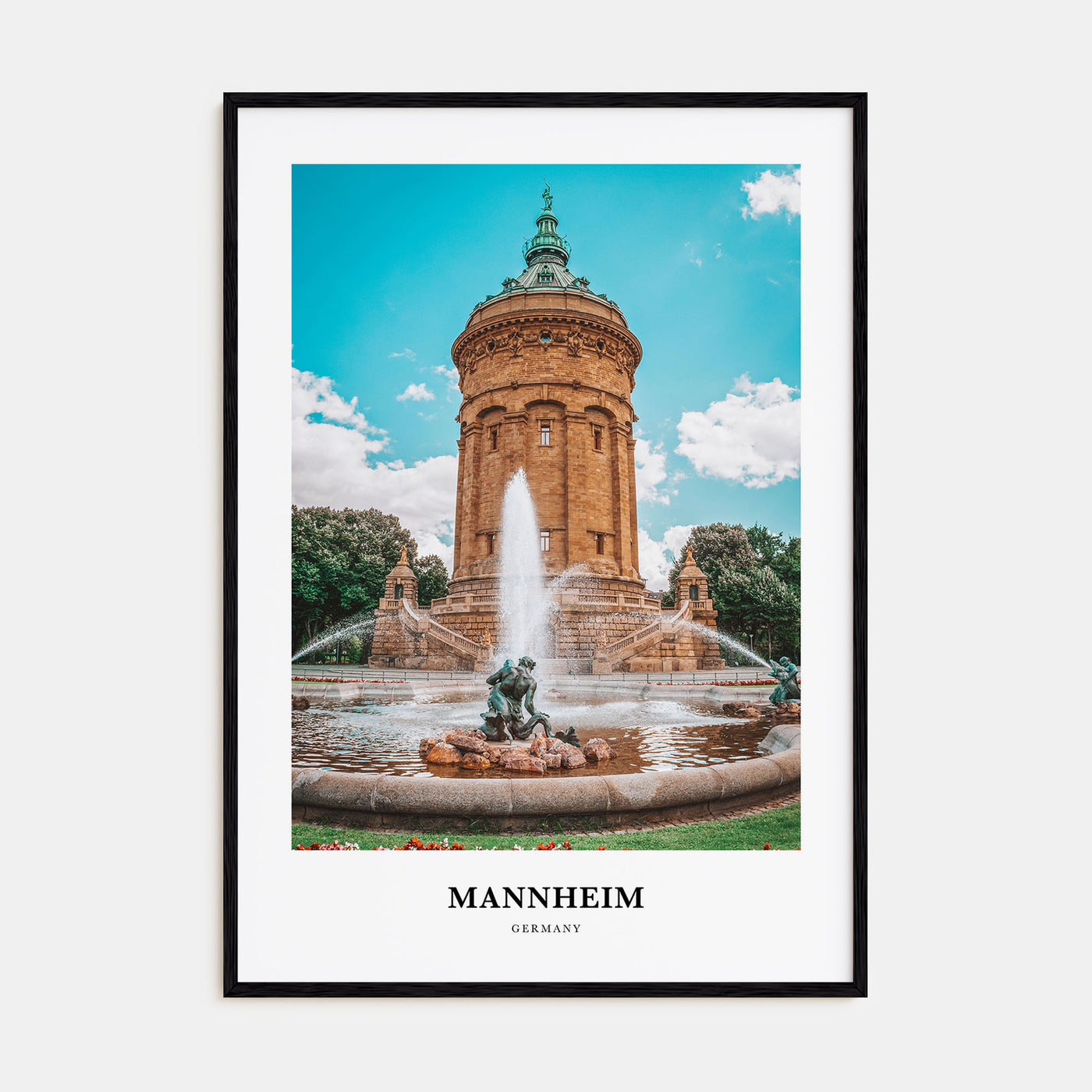 Mannheim Portrait Color Poster