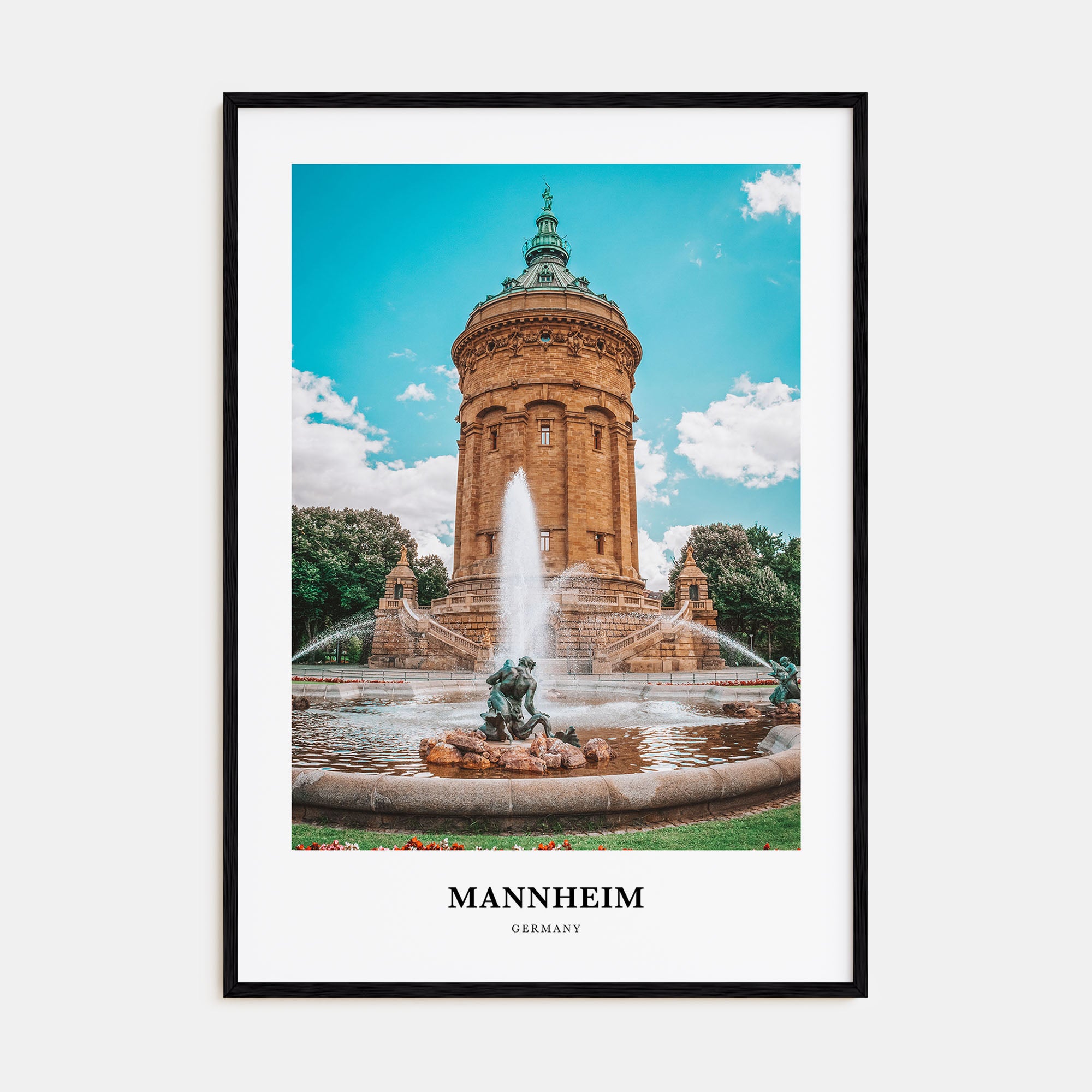 Mannheim Portrait Color Poster