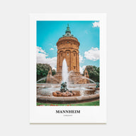 Mannheim Portrait Color Poster