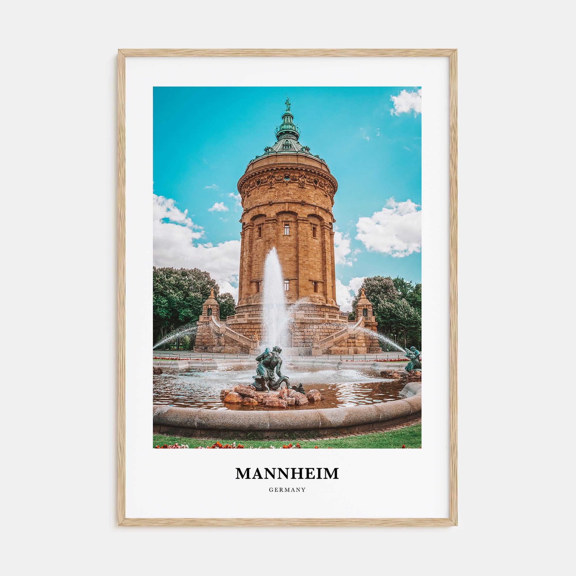 Mannheim Portrait Color Poster