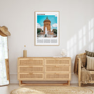 Mannheim Travel Color Poster